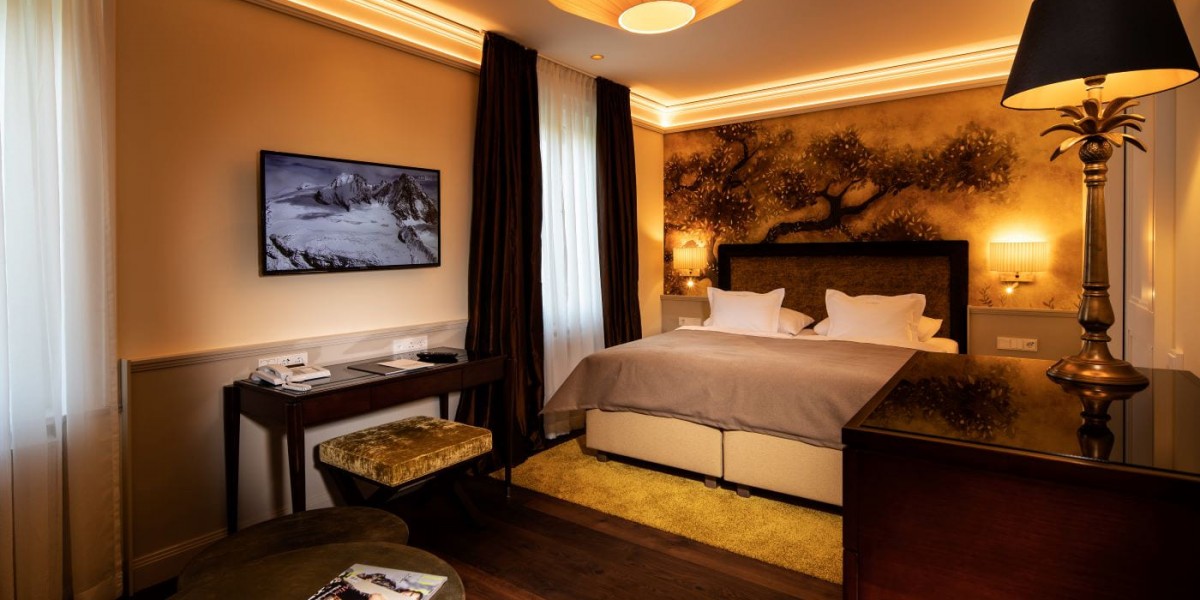 Schlafzimmer im Deluxe Suite