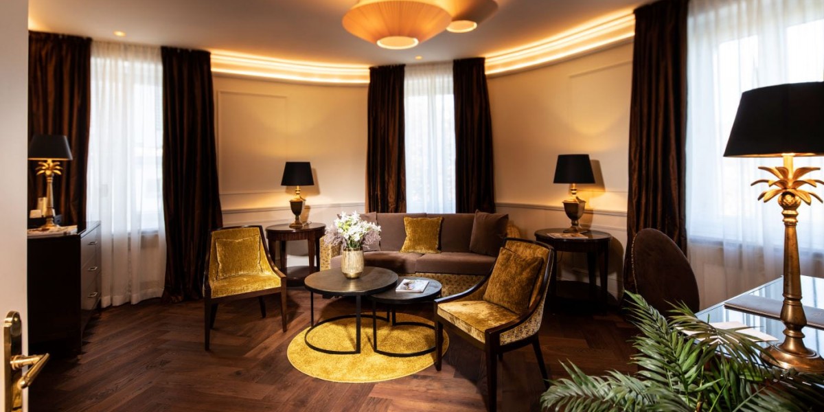 Deluxe Suite mit Wohnzimmer und Schlafzimmer