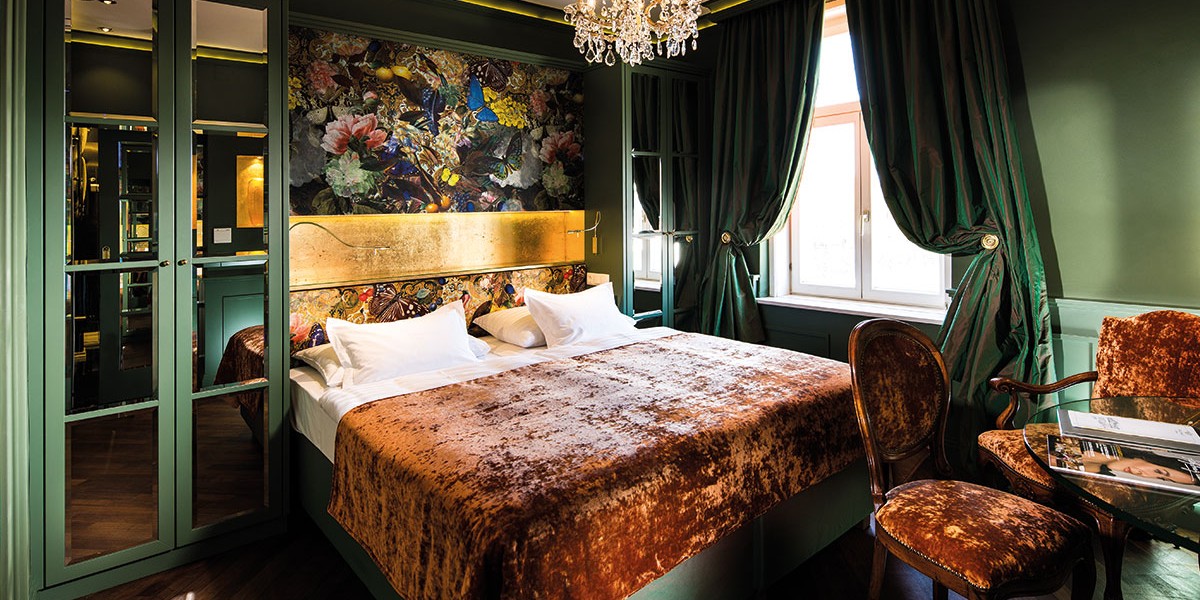 Schönes Doppelzimmer im Hotel Bristol in zentraler Lage in Salzburg