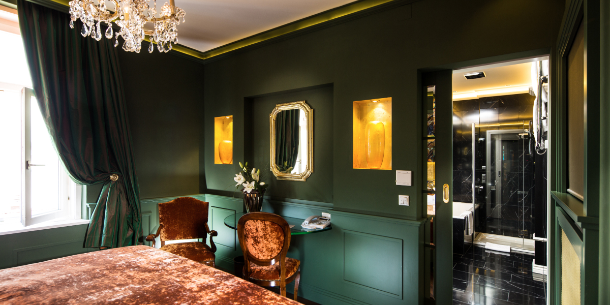 Doppelzimmer mit Bad, Minibar, Internet und TV in Salzburg