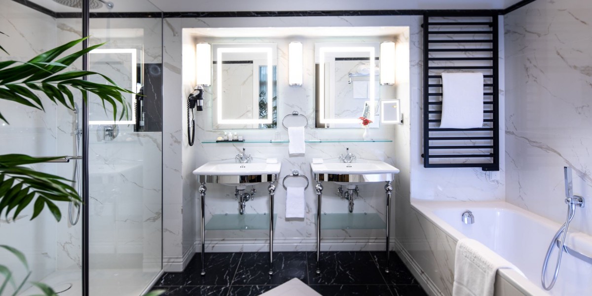 Badezimmer im Luxushotel Bristol in Salzburg