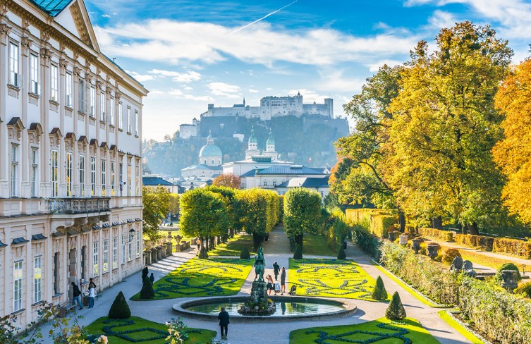 Hotel direkt neben dem Mirabellgarten