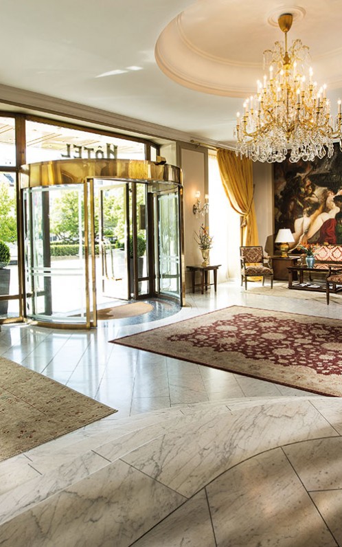 Entrance area of the Hôtel Bristol
