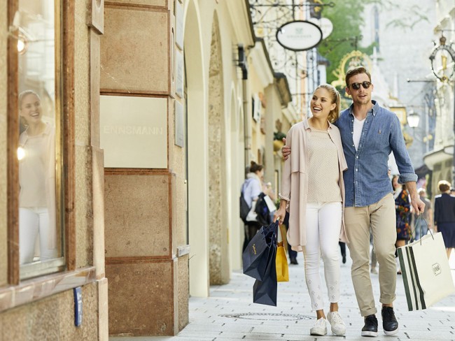 Shopping on Getreidegasse