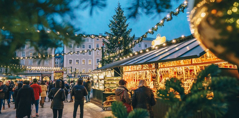 Advent in Salzburg city centre