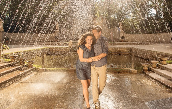 Trick fountains at Hellbrunn Palace ©SalzburgerLand Tourismus